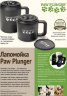 Лапомойка малая для собак до 10 кг Paw plunger , черная