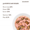Консервы Grandorf филе ТУНЦА с МИДИЯМИ в БУЛЬОНЕ (Tuna with Mussel in Broth), 70 гр