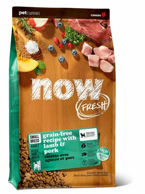 Сухой корм NOW FRESH БЕЗЗЕРНОВОЙ со свежим ЯГНЕНКОМ и овощами, для собак МАЛЫХ пород (Fresh Small Breed Recipe Red Meat Grain Free 26/16)