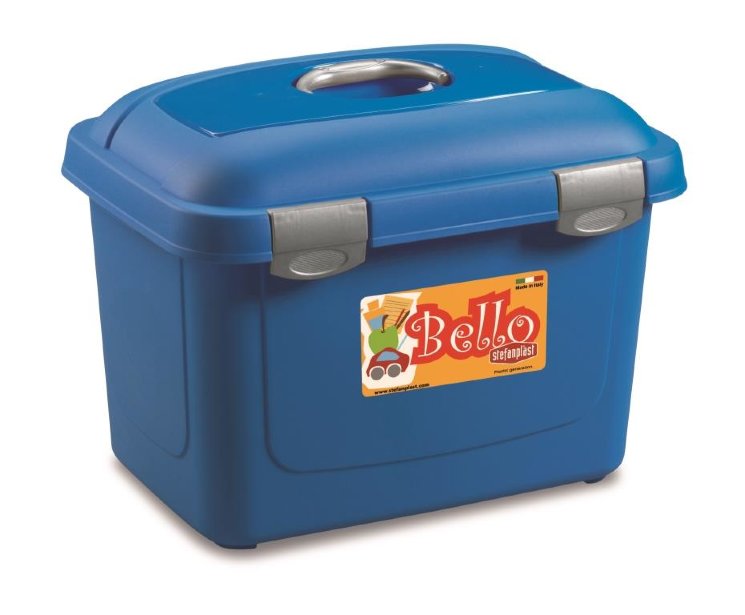 Контейнер для хранения сухого корма "Bello", синий Stefanplast, 26 л, 45*33*33 см
