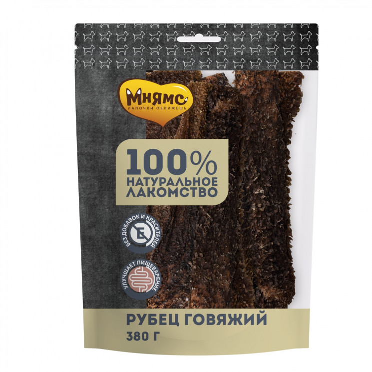Лакомство Мнямс для собак Рубец говяжий, 380 гр