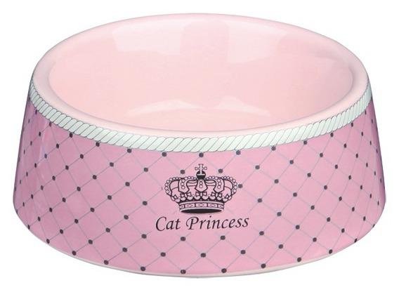 Trixie Миска керамическая для кошек "Cat Princess" (24780), 12 см, 180 мл