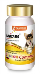 Unitabs Витамины с КАЛЬЦИЕМ, фосфором, витамином D и B9 для щенков (JuniorComplex)