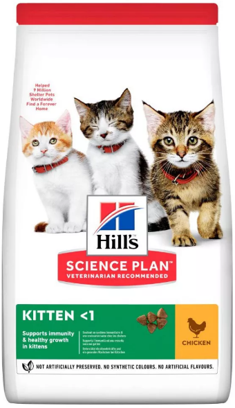 Hill's Science Plan Сухой корм с КУРИЦЕЙ для котят (Kitten Chicken)