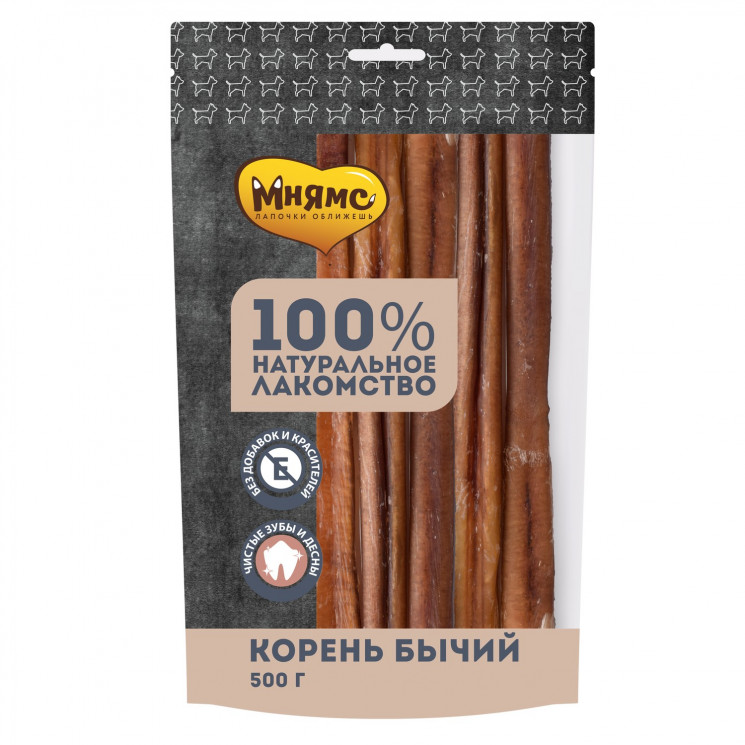 Лакомство Мнямс для собак Корень бычий, 500 гр