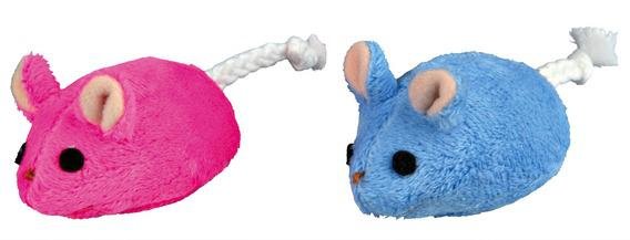 Игрушка Trixie для кошек - "Мышки", плюш (45775), 6 см, 2 шт.