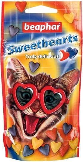 Beaphar SweetHearts Лакомство "Сердечки", для кошек, 150 шт, 70 гр
