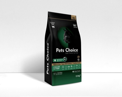 Pet's Choice для Стерилизованных кошек с Курицей, 1,5 кг