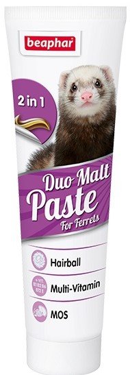 Beaphar Duo Malt Паста для вывода шерсти из желудка, для хорьков, 100 гр