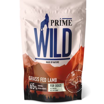 PRIME Wild GF Grass Fed сухой корм для ЩЕНКОВ и собак ВСЕХ ПОРОД c ЯГНЕНКОМ