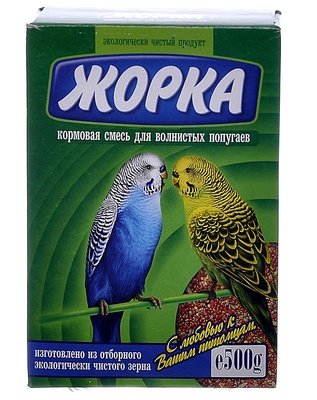 Жорка Сухой корм для волнистых попугаев (коробка), 500 гр