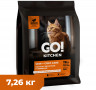Сухой корм GO! KITCHEN SKIN + COAT CARE Grain Free корм для котят и кошек всех возрастов с лососем и фруктами, овощами