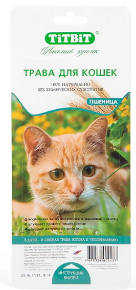 TiTBiT Травка для кошек (пшеница)