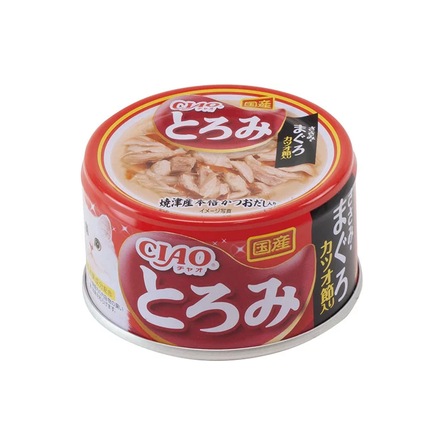 Inaba Тороми консервированный корм для кошек, филе курицы, микс тунцов, 80 гр