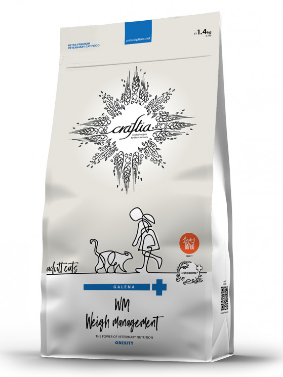 Сухой корм CRAFTIA GALENA CAT WEIGHT MANAGEMENT CARE для кошек при избыточном весе