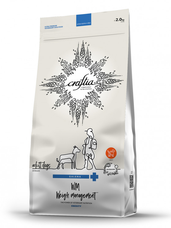 Сухой корм CRAFTIA GALENA DOG WEIGHT MANAGEMENT (Obesity) для собак при избыточном весе