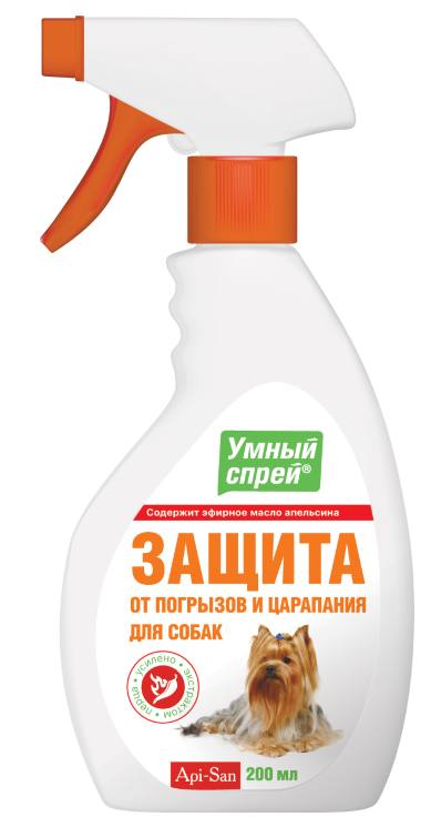 Апи-Сан (Apicenna) Спрей для собак: Защита от погрызов и царапин, 200 мл