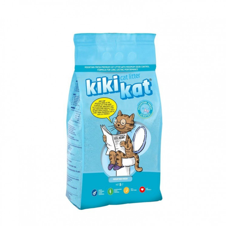 Kikikat Комкующийся наполнитель Горная свежесть (Mountain Fresh)