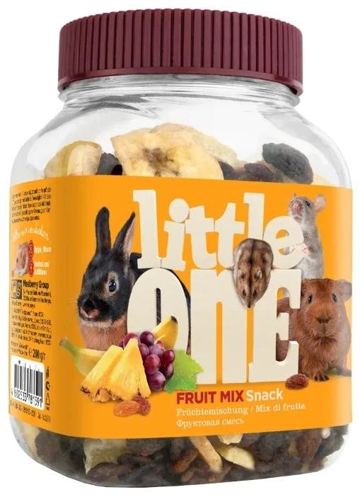 Little One Лакомство "Фруктовая смесь" для всех грызунов, 200 гр