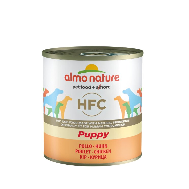 Влажный корм (консервы) Almo Nature: КУРИЦА для ЩЕНКОВ (Classic Puppy&Chicken)