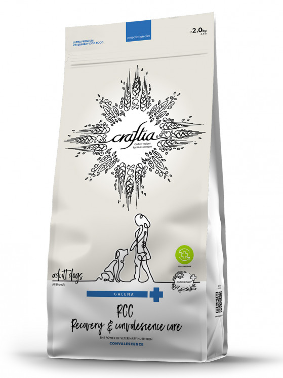 Сухой корм CRAFTIA GALENA DOG RECOVERY & CONVALESCENCE CARE для собак поддержка в период восстановления и реабилитации