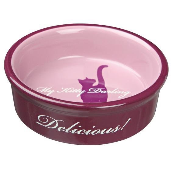 Trixie Миска керамическая для кошек "My Kitty Darling" (24654), 15 см, 200 мл