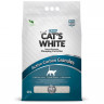 Cat's White наполнитель комкующийся с гранулами активированного угля для кошачьего туалета, пакет