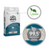 Cat's White наполнитель комкующийся с гранулами активированного угля для кошачьего туалета, пакет