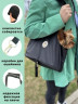 Travelpet сумка-переноска для собак мелких пород, кошек и других животных, черная, 31*25*16 см